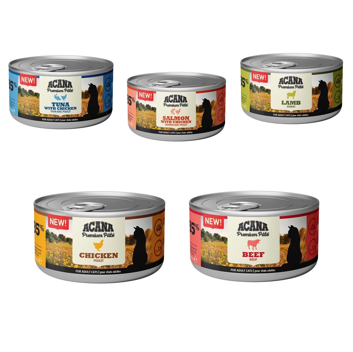 Acana Premium Pate Karışık Kedi Konservesi  85 gr