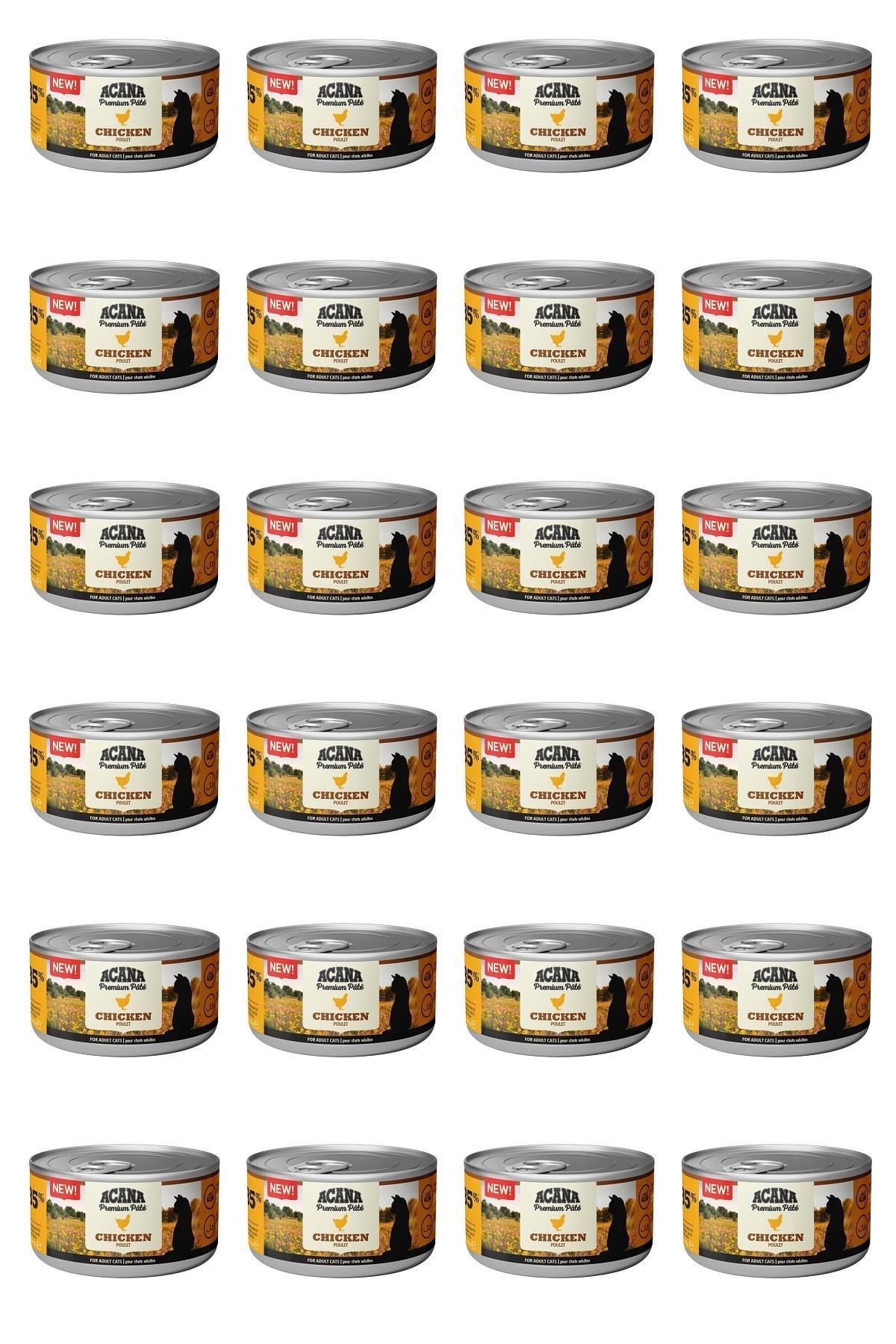 Acana Premium Pate Tavuk Etli Kedi Konservesi  85 gr x 24 adet
