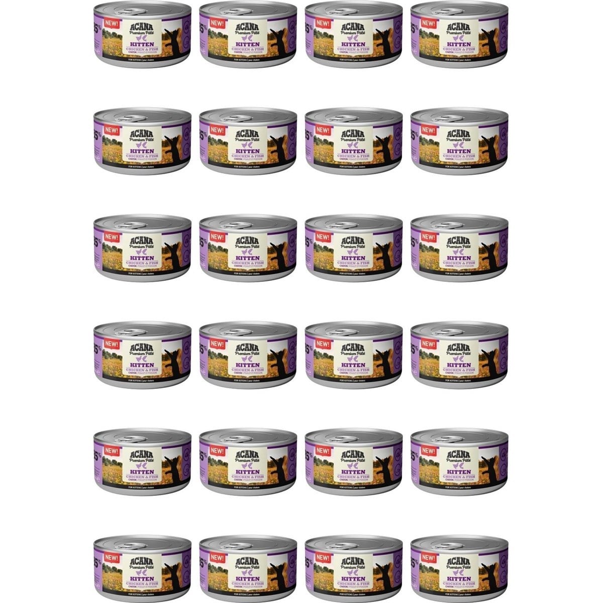 Acana Premium Pate Tavuklu ve Balıklı Yavru Kedi Konservesi  85 gr x 24 adet