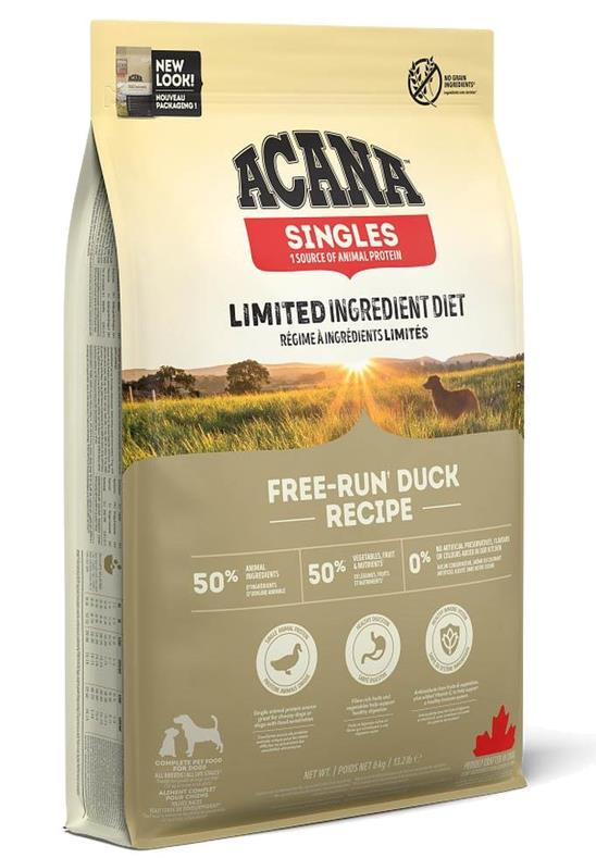 Acana Singles Free-Run Duck Ördekli Köpek Maması 11,4 Kg