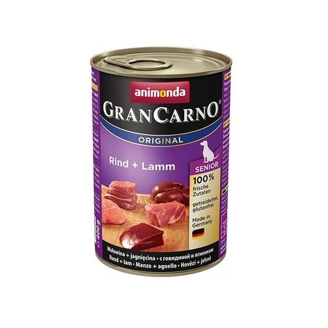 Animonda Gran Carno Senior Kuzulu Ve Sığır Etli Yaşlı Köpek Konservesi  400 Gr