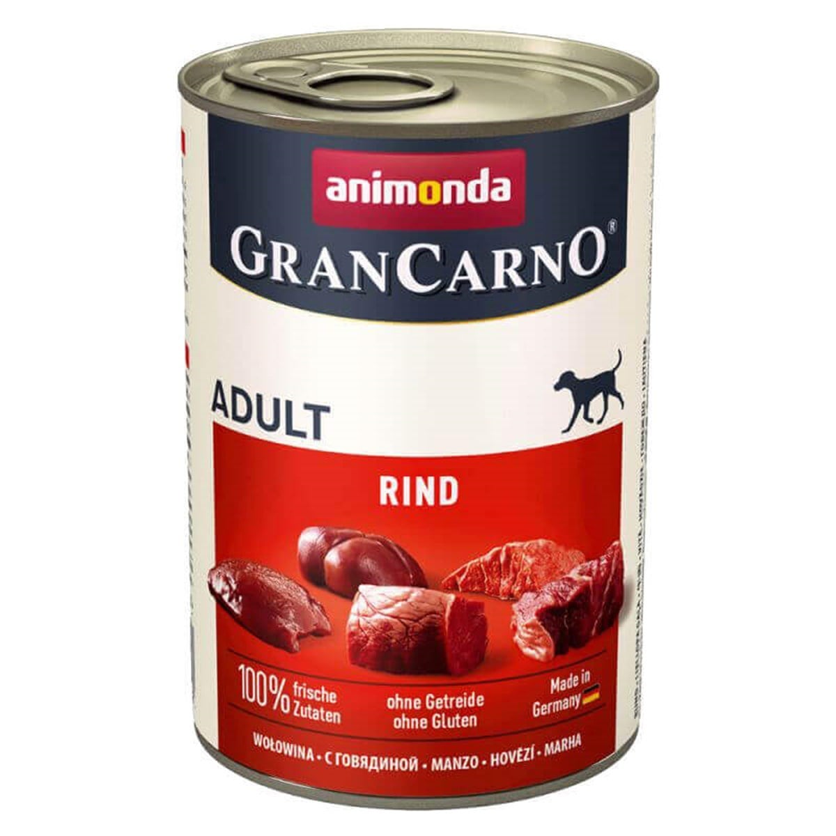 Animonda Gran Carno Sığır Etli Yetişkin Köpek Konservesi  400 Gr (6 Adet)
