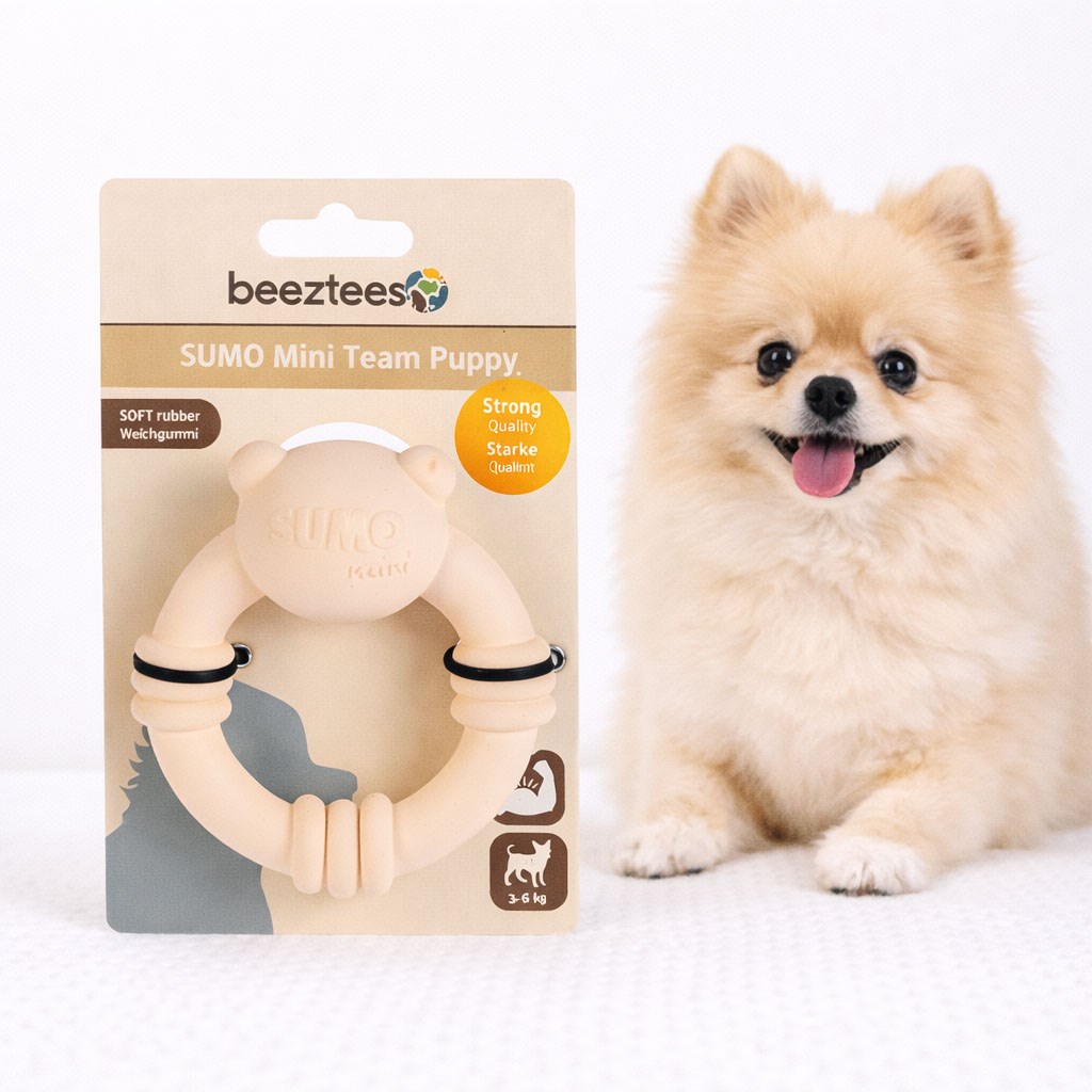Beeztees Sumo Kauçuk Halka Köpek Oyuncağı 10,5 cm
