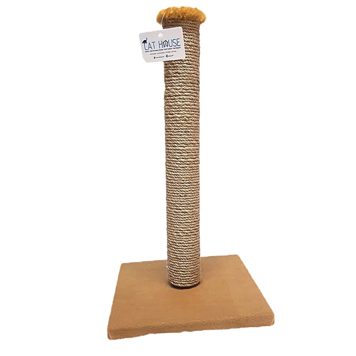 Cat House Kedi Tırmalama Tahtası  42 cm Kahverengi