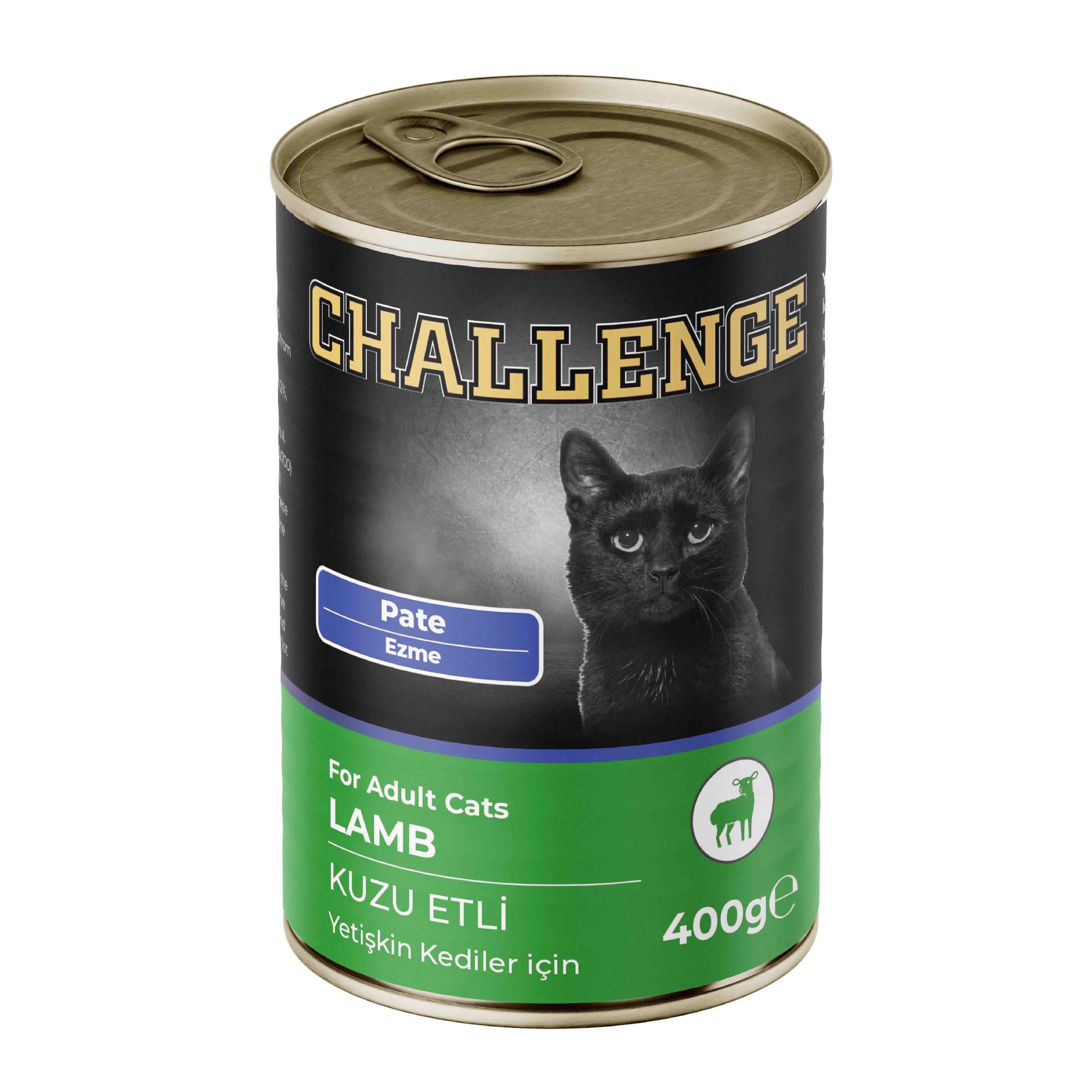 Challenge Kuzu Etli Pate Kedi Konservesi 400 g