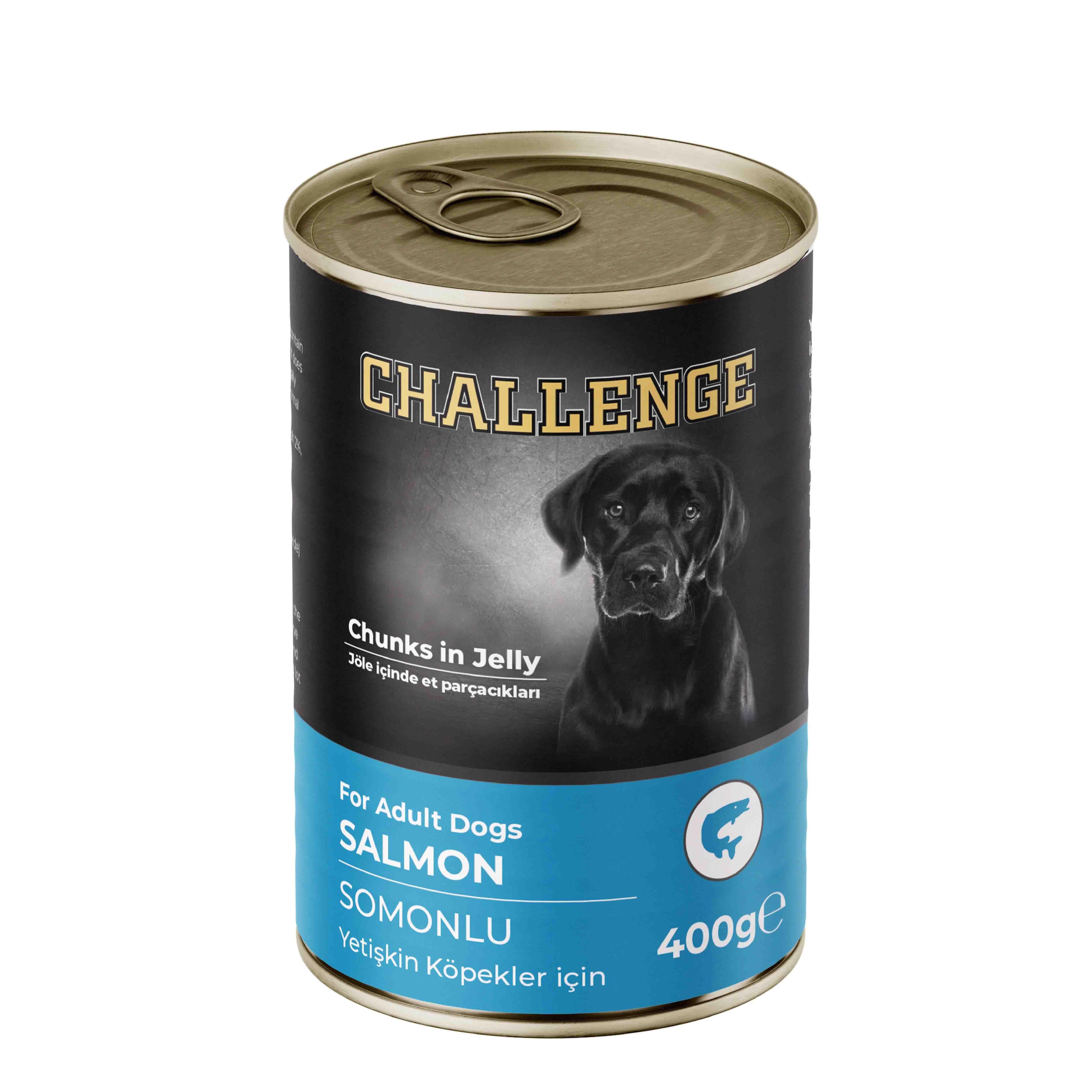 Challenge Somonlu Köpek Konservesi 400 g