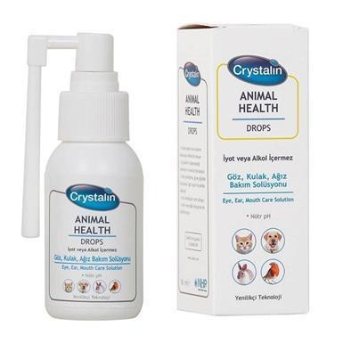 Crystallin Kedi Ve Köpek Göz,Kulak Ve Ağız Bakım Solüsyonu 50 ml
