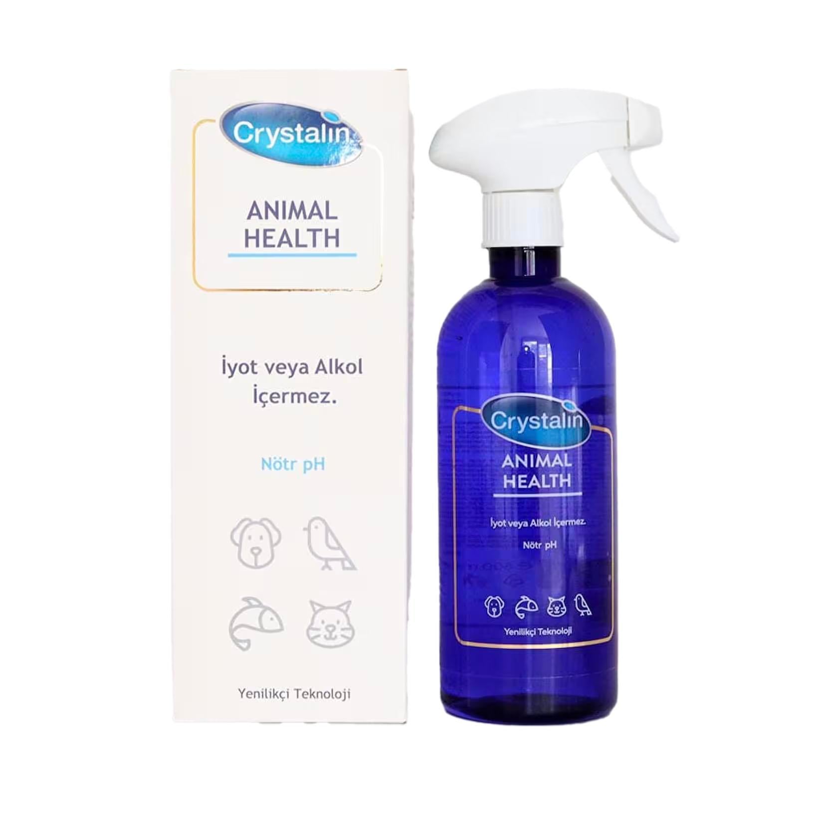 Crystallin Kedi Ve Köpek Yara Temizleyici Sprey 500 ml