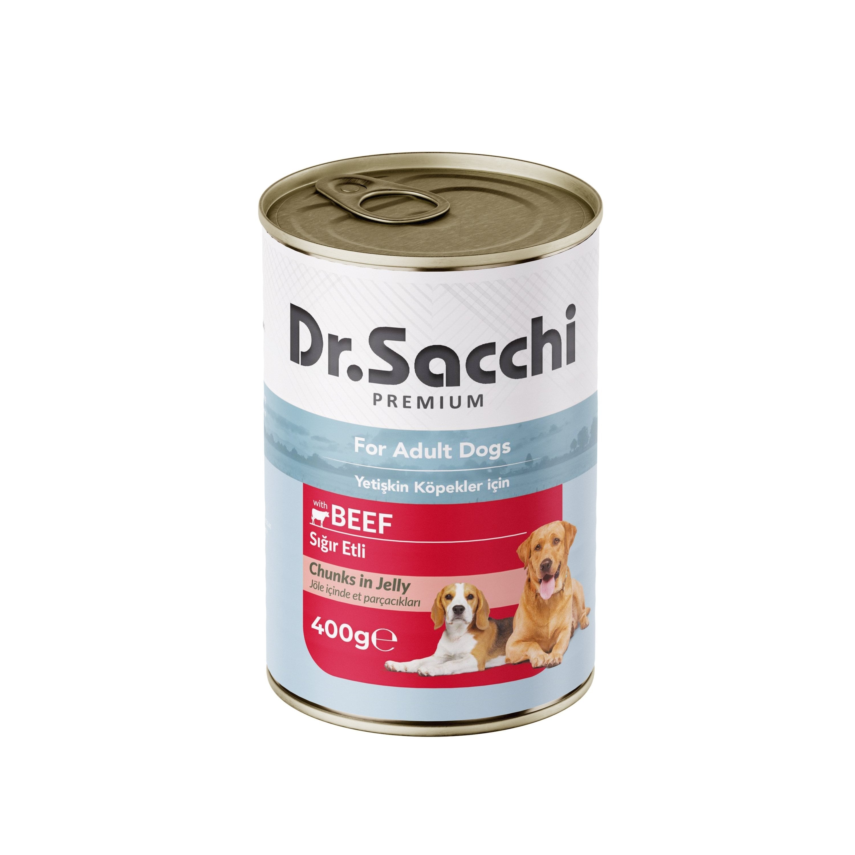 Dr. Sacchi Delicious Sığır Etli Köpek Konservesi  400 gr