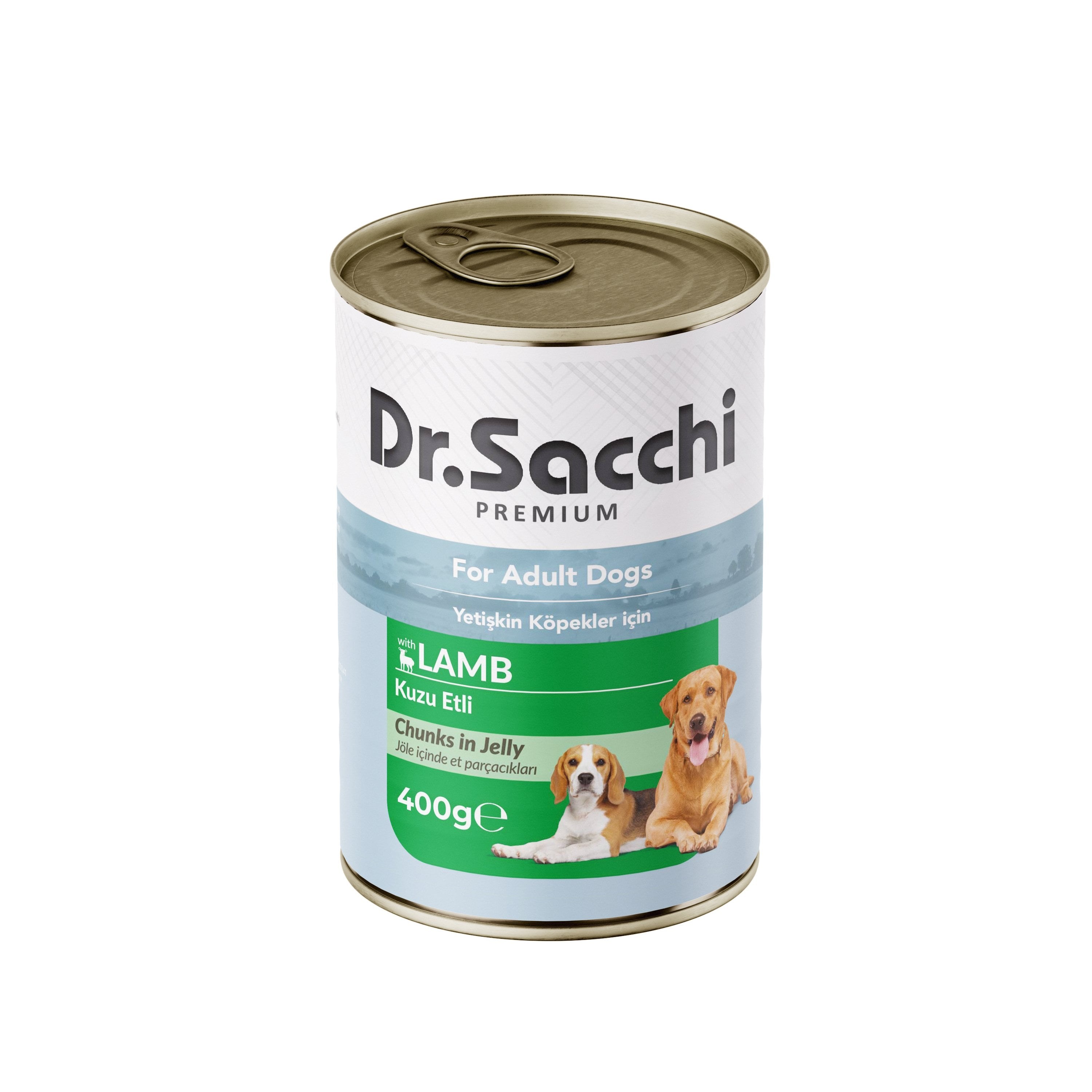 Dr. Sacchi Delicious Kuzulu Köpek Konservesi  400 gr
