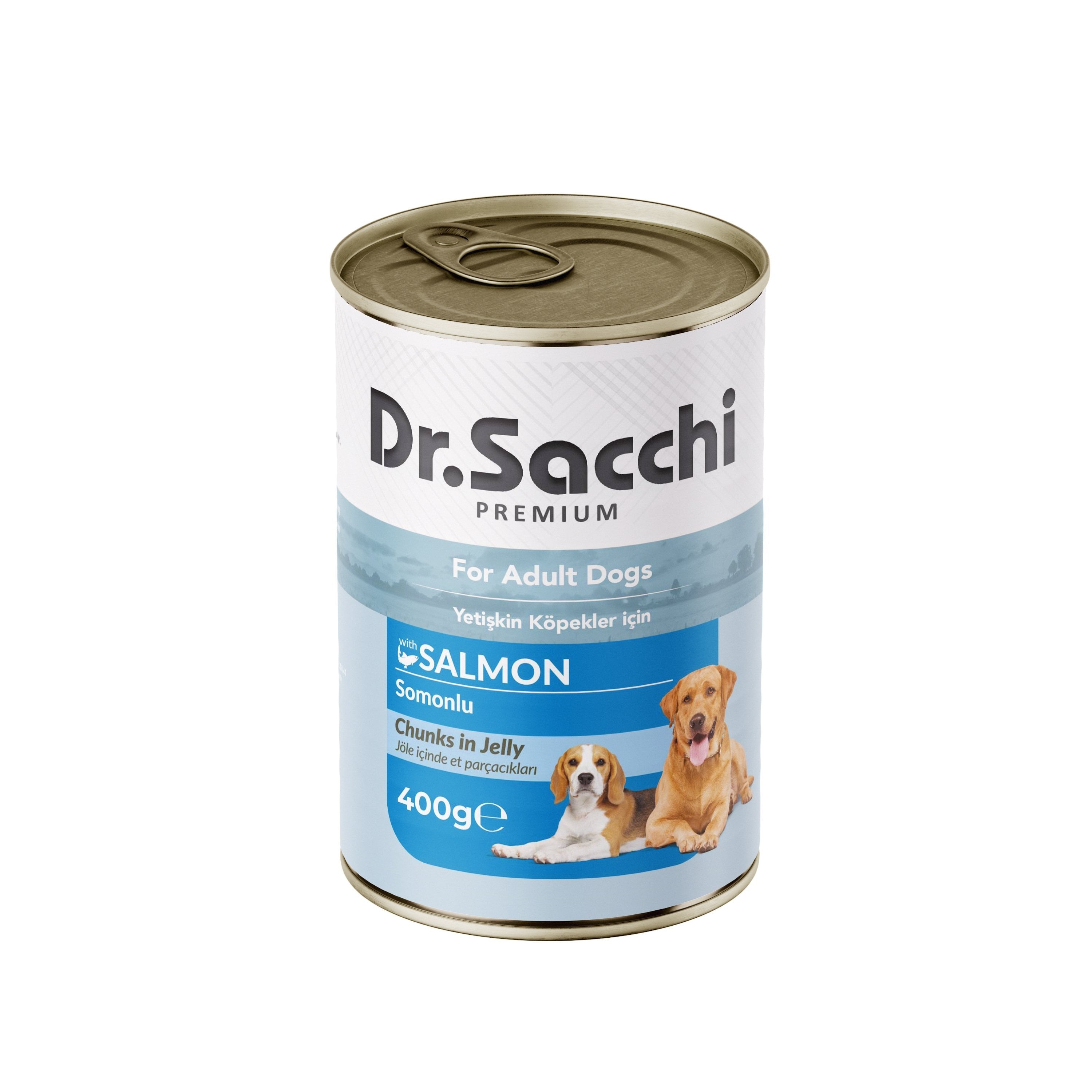 Dr. Sacchi Delicious Somonlu Köpek Konservesi  400 gr