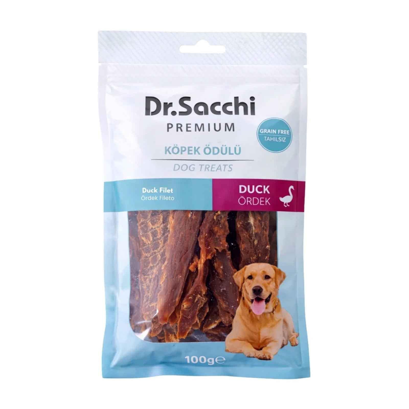 Dr. Sacchi Ördek Fileto Köpek Ödülü 100 g