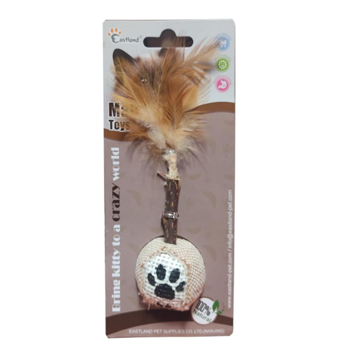 Eastland Matatabi Tüylü Top Kedi Oyuncağı  17 cm