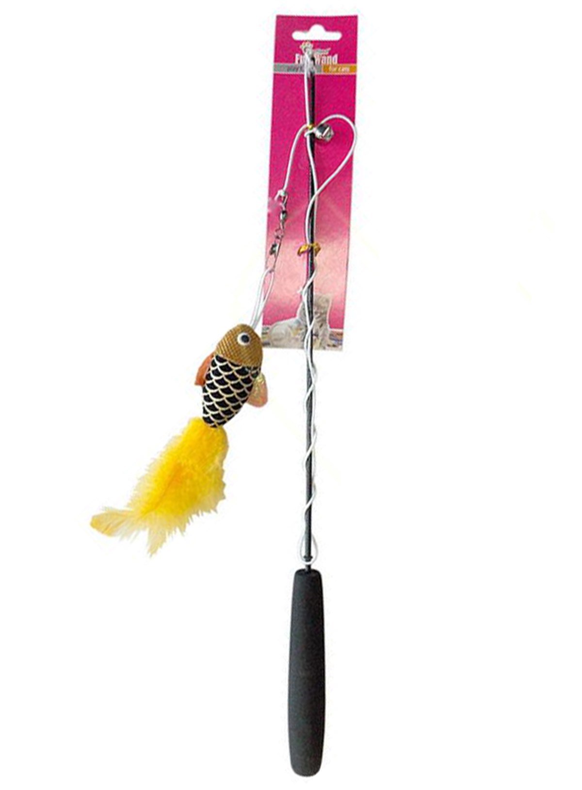Eastland Uzayabilen Balıklı Ve Tüylü Olta Kedi Oyuncağı 83 cm