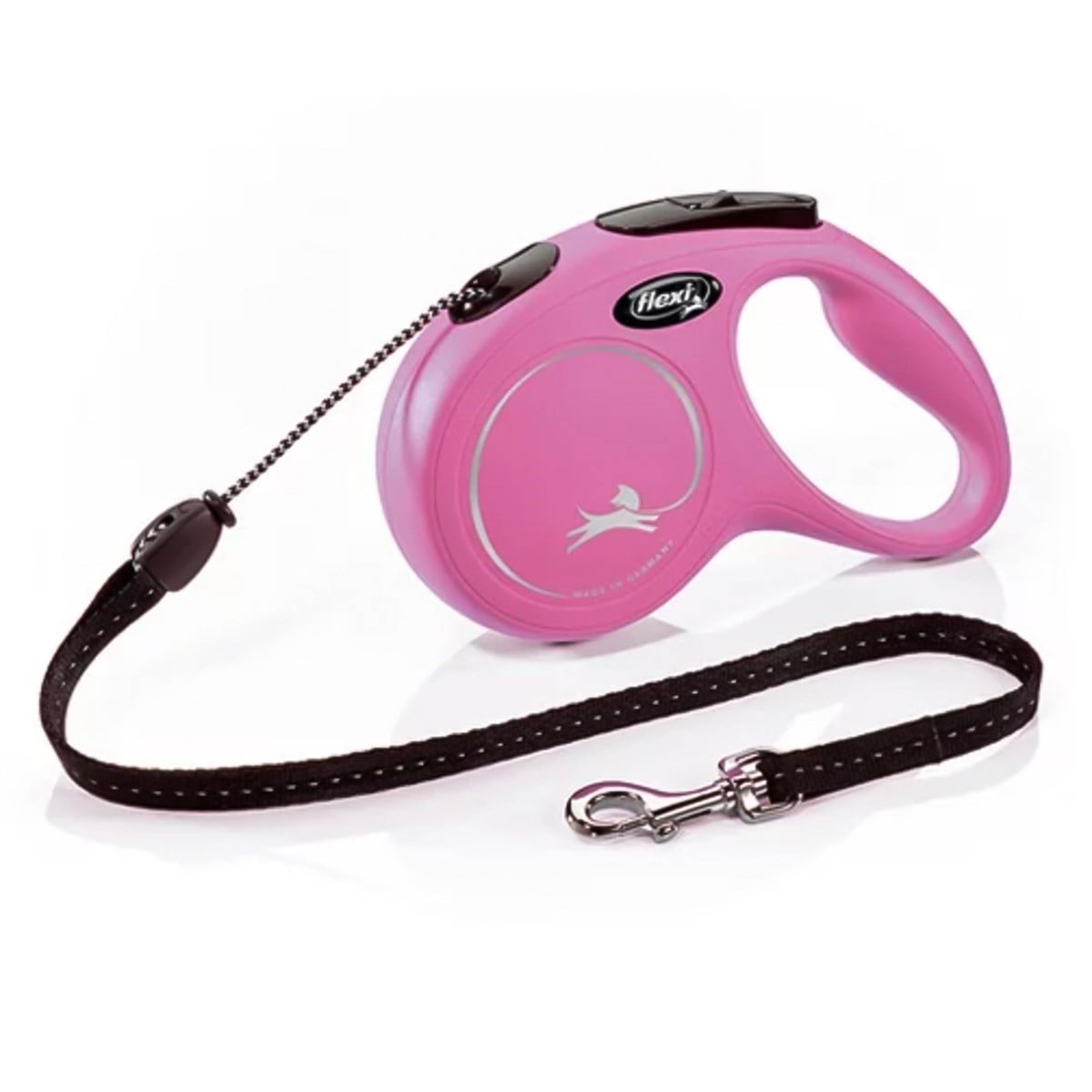 Flexi New Classic Otomatik Şerit Köpek Gezdirme Tasması  5 Mt (S) Pembe