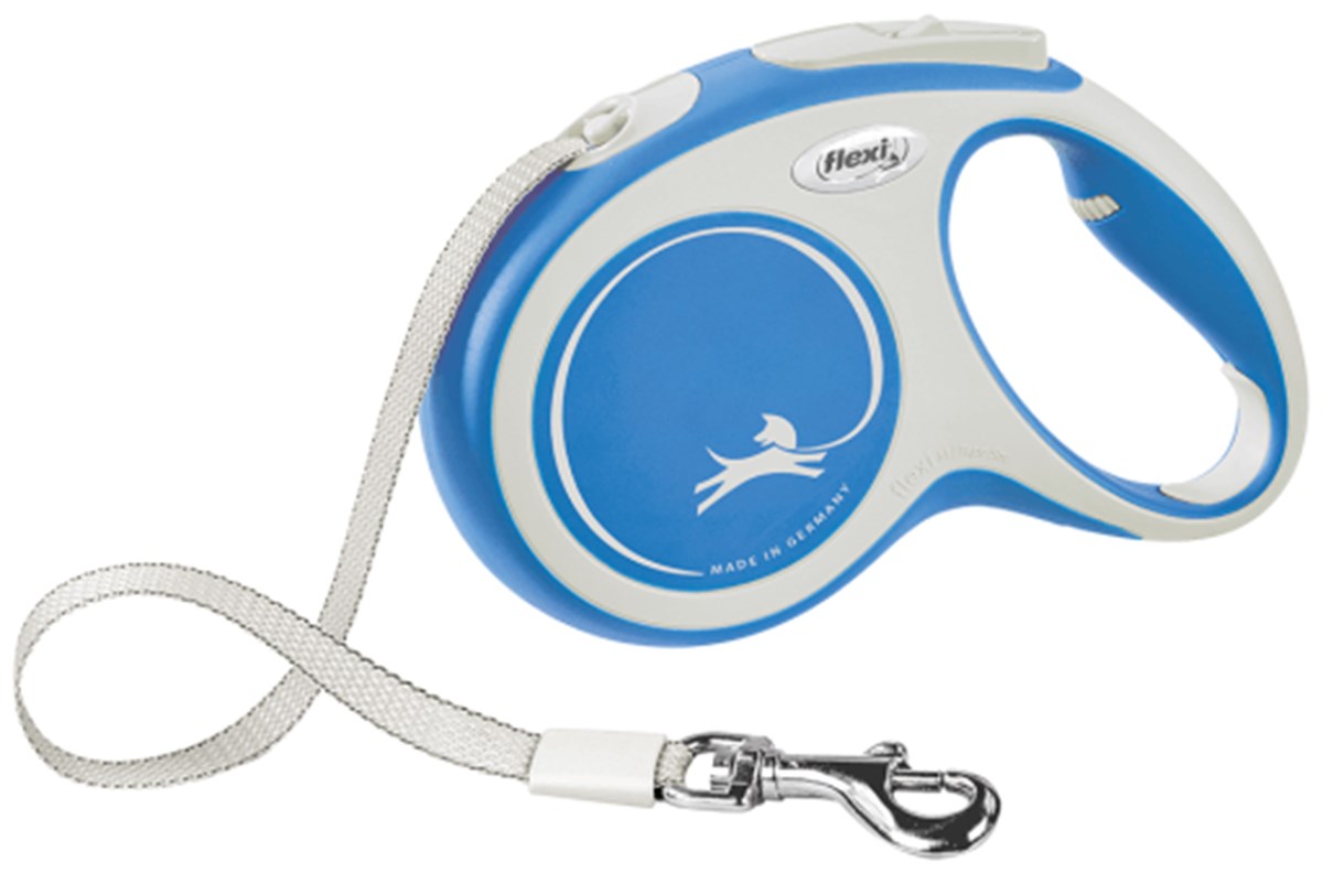 Flexi New Comfort 3 Mt Şerit Otomatik Tasma XS Mavi 