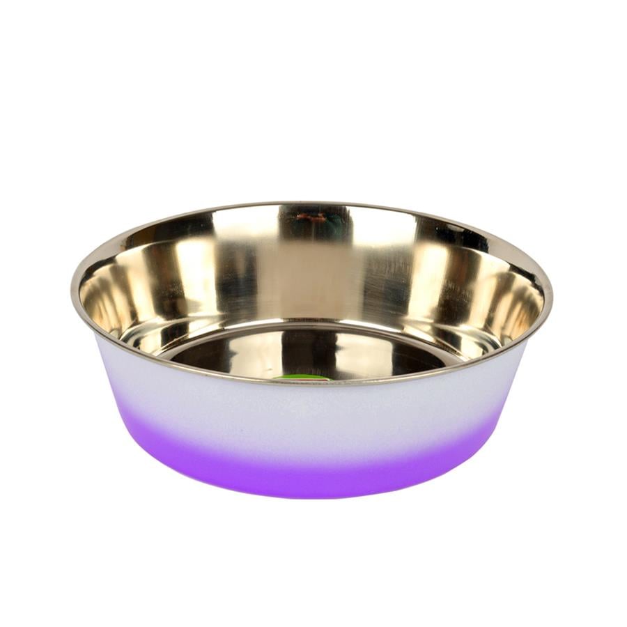 Flip Pet Çelik Kedi Mama Kabı 11 cm (Mor)