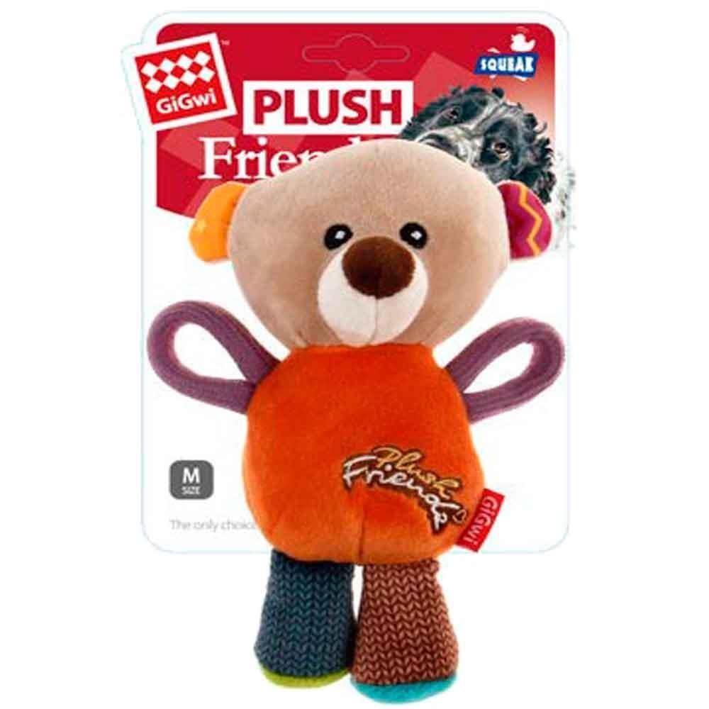 Gigwi Plush Friendz Peluş Ayı Sesli Köpek Oyuncağı 17 cm