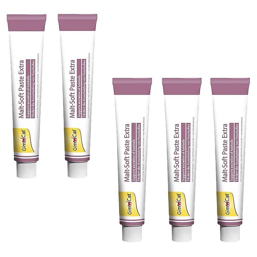 Gimcat Malt Soft Extra Tüy Yumaği Attıran Kedi Macunu 5 x 100 Gr