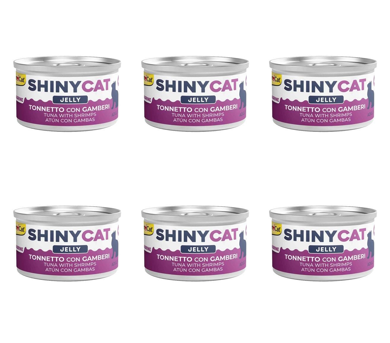 GimCat Shinycat Karidesli Ve Ton Balıklı Konserve Kedi Maması 70 Gr (6 Adet)