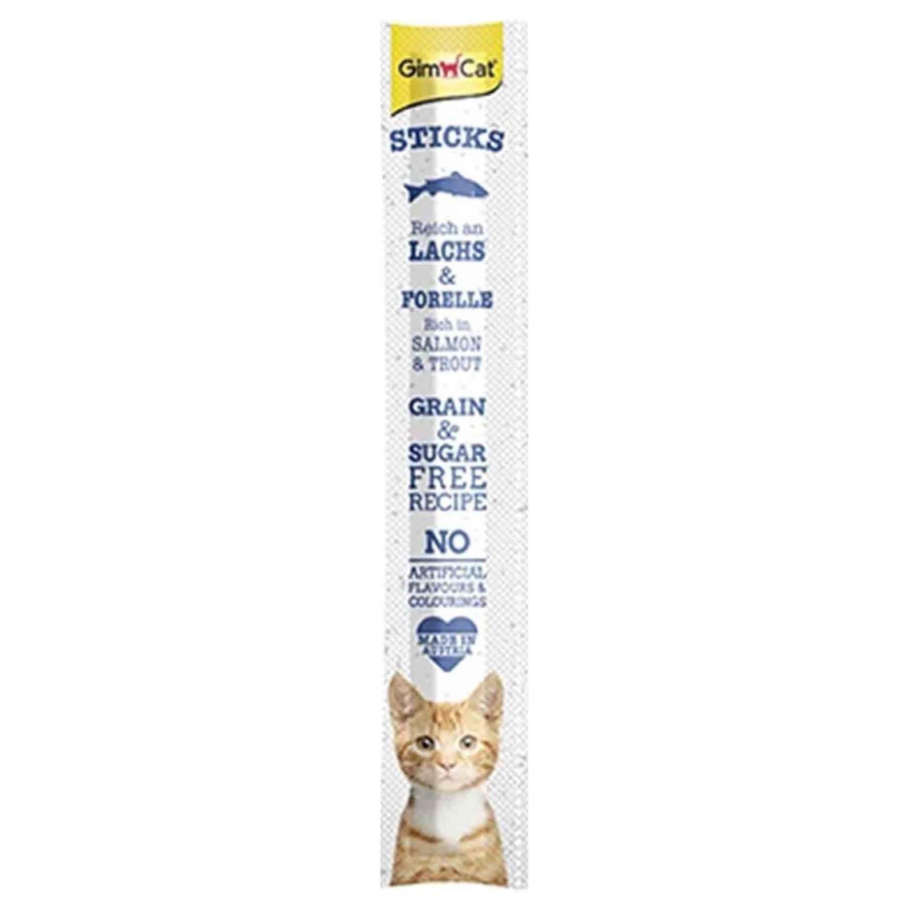 Gimcat Sticks Somonlu Ve Alabalıklı Çubuk Kedi Ödülü 5 g (1 Adet)