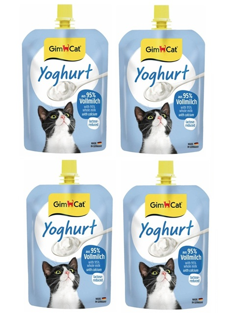 Gimcat Yoghurt Kalsiyum Kedi Yoğurt 150 Gr  (4 adet )