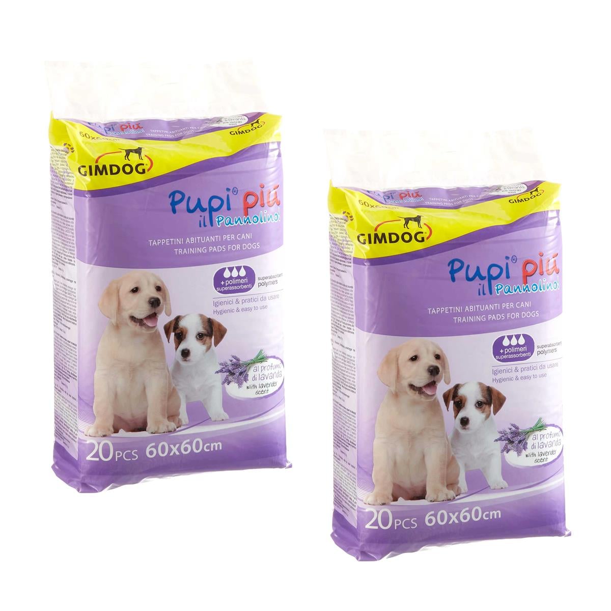 GimDog Köpek Çiş Pedi 20'Li - 60x60cm (2'li Avantaj Paket)