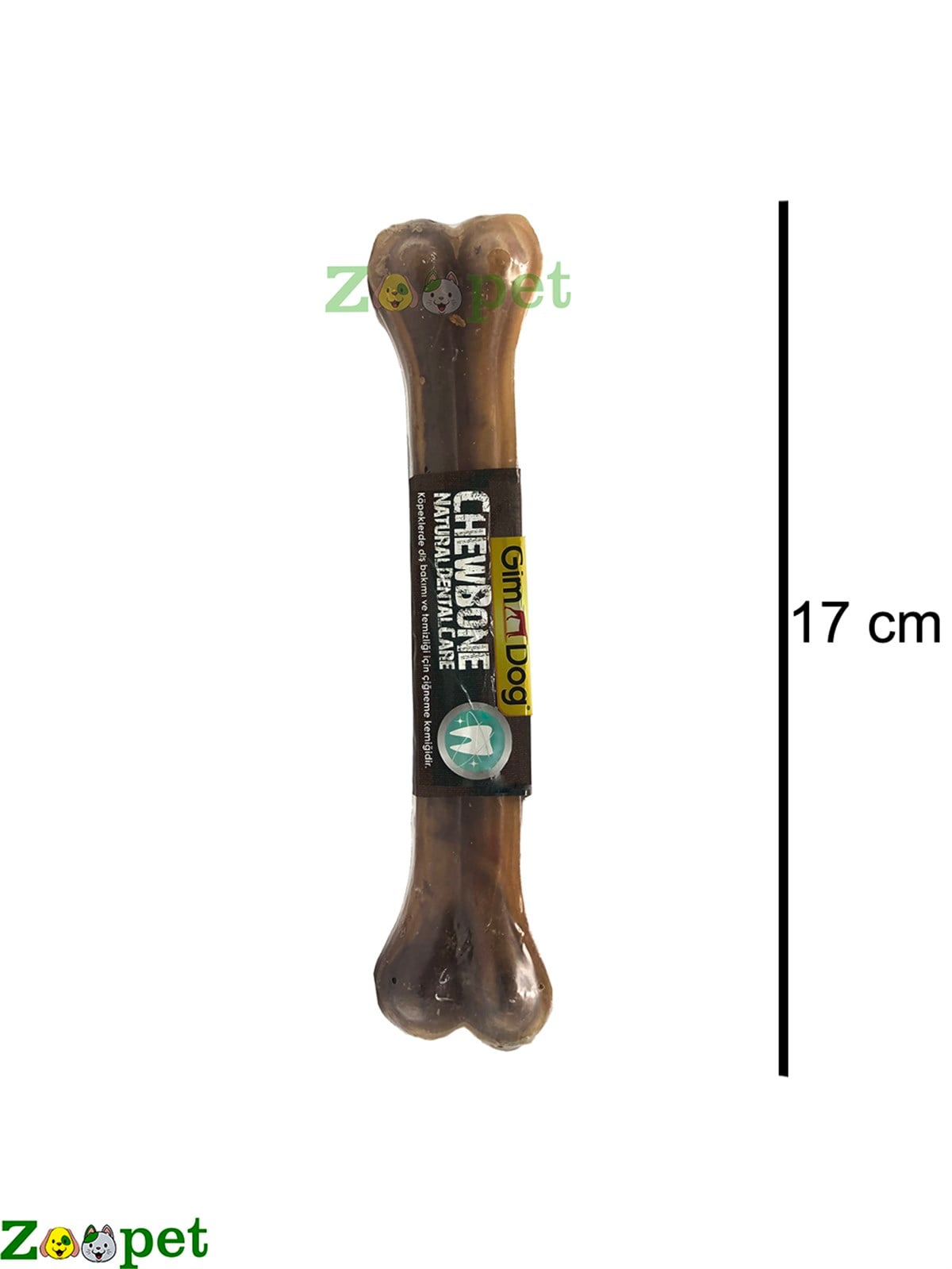Gimdog Mordimi Press Naturel Kemik Köpek Ödülü 90 Gr - 17 Cm