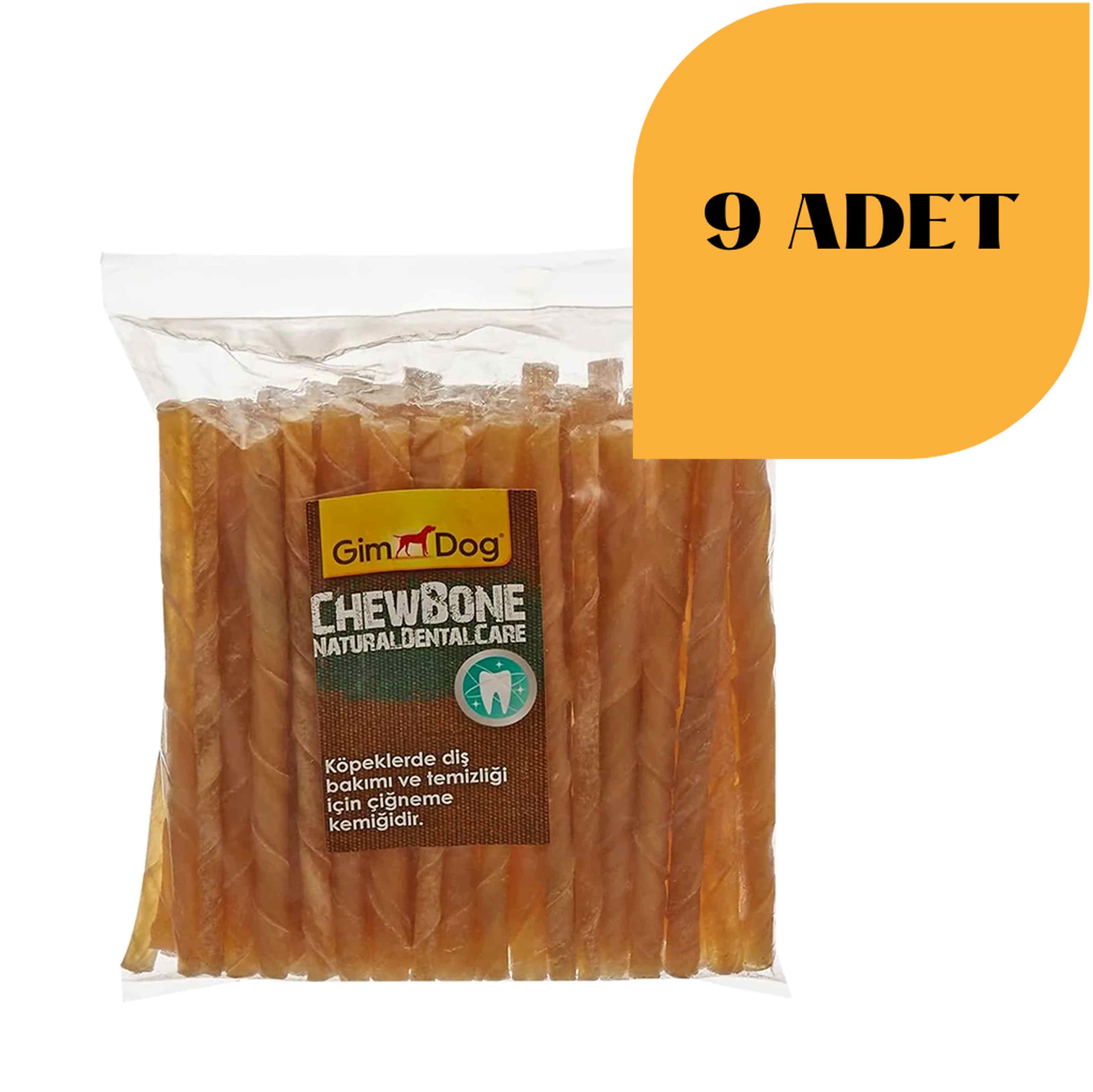 Gimdog Naturel Burgu Çubuk Köpek Ödülü (50Li Paket 5-6 Gr) 9 Adet