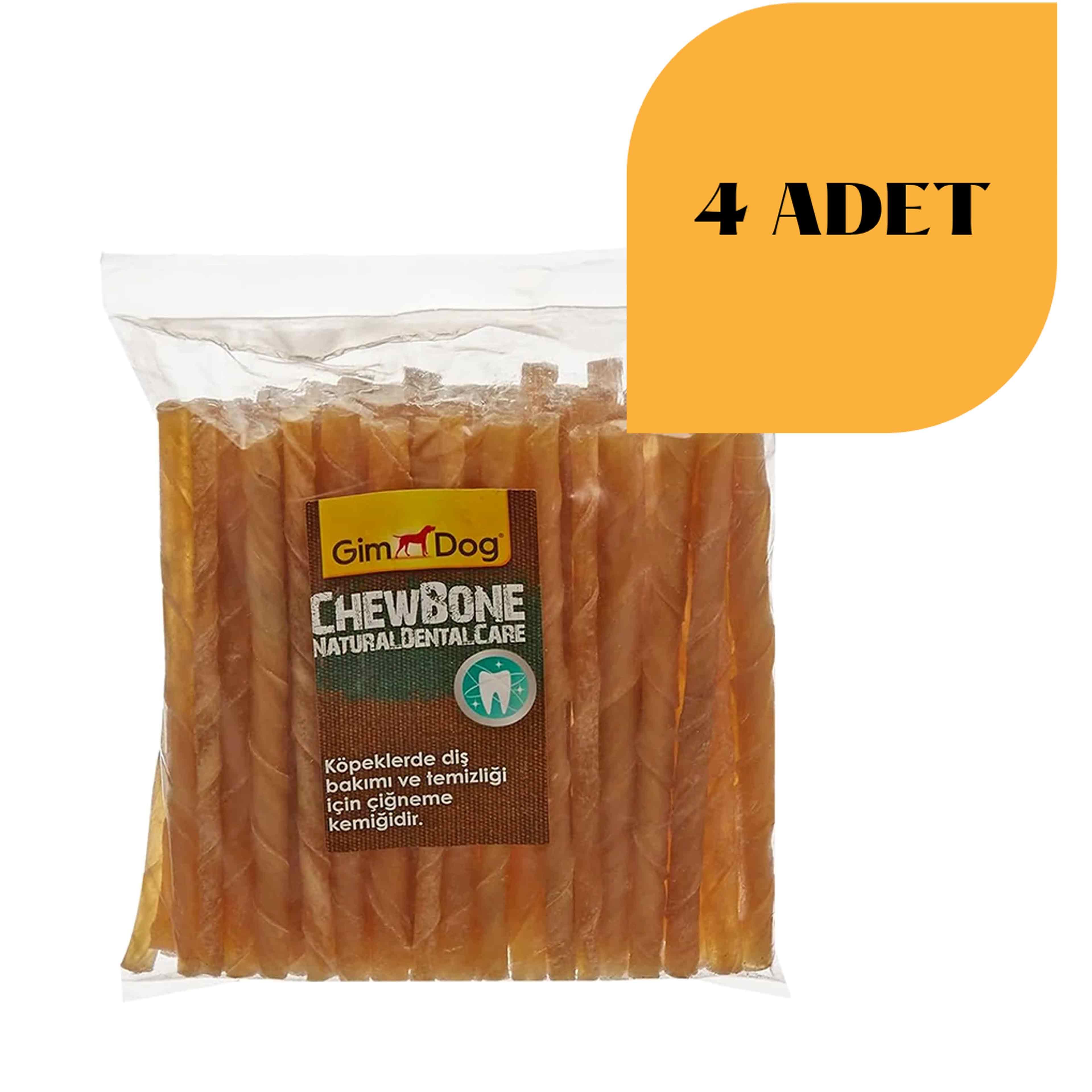 Gimdog Naturel Burgu Çubuk Köpek Ödülü (50Li Paket 5-6 Gr) 4 Adet