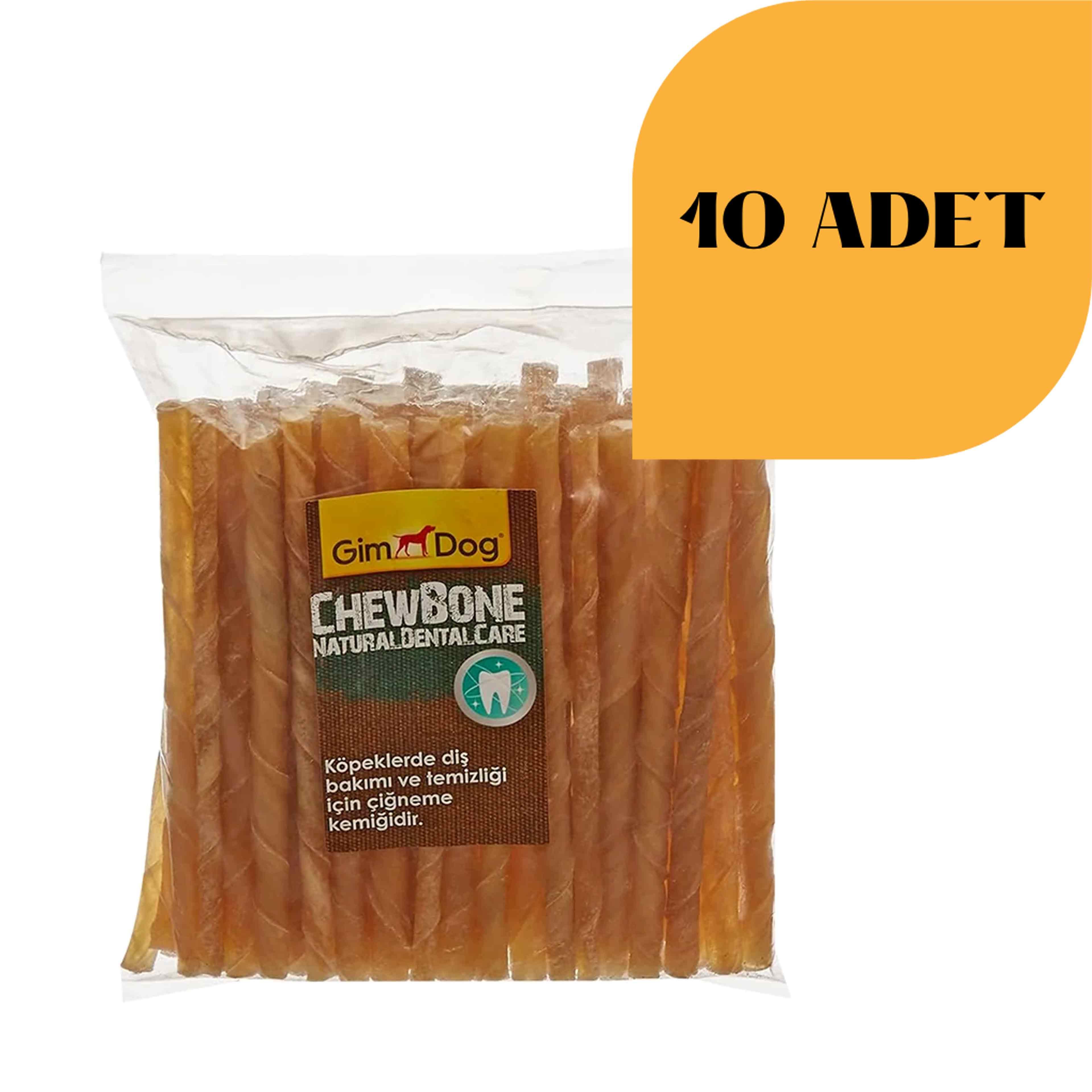 Gimdog Naturel Burgu Çubuk Köpek Ödülü (50Li Paket 5-6 Gr) 10 Adet