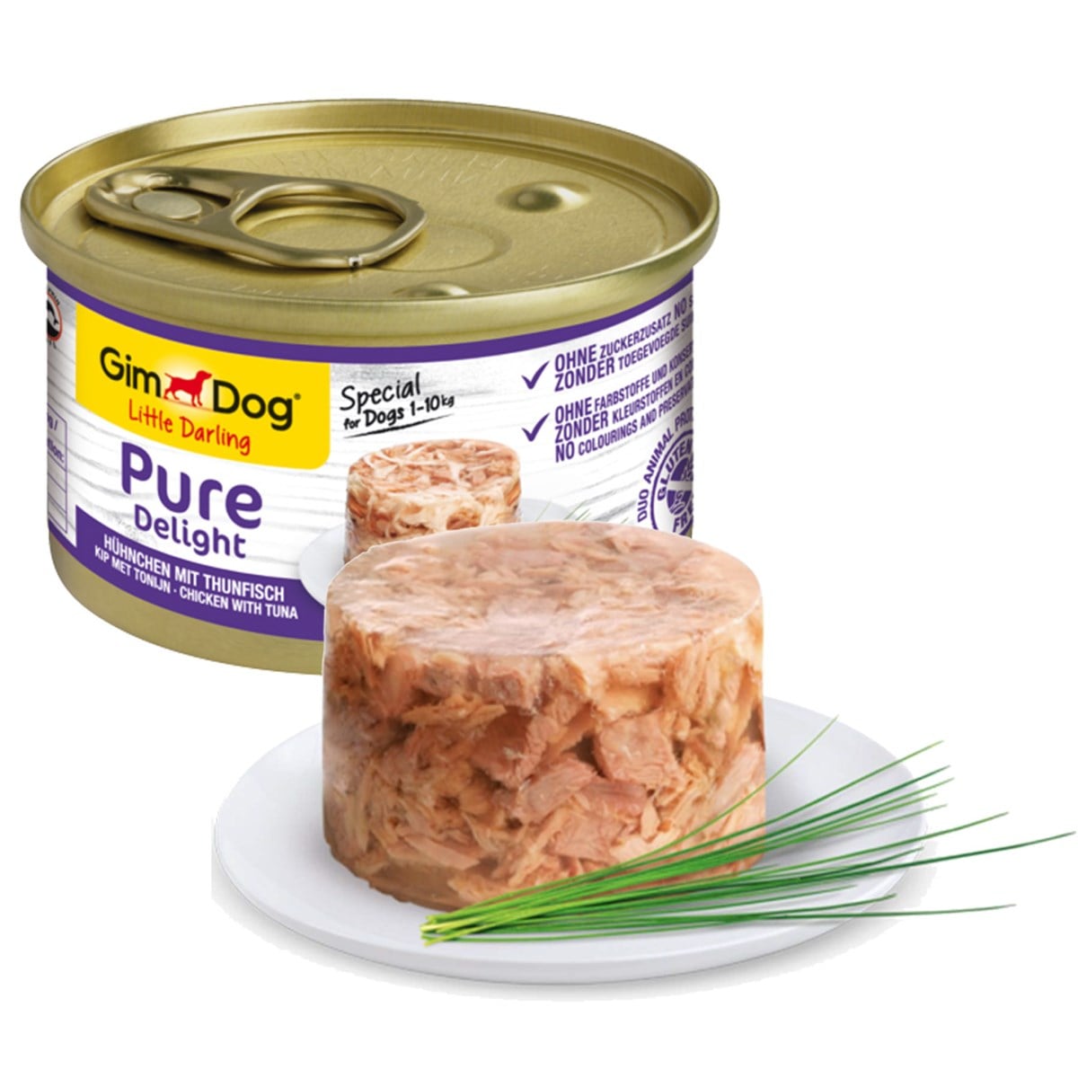 Gimdog Pure Delight Köpek Maması Tavuklu Ton Balıklı  85 g