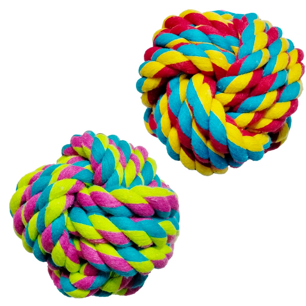 Lionpet Düğümlü Top Köpek Oyuncağı  10 cm