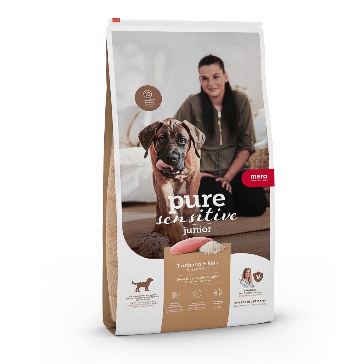 Mera Pure Sensitive Junior Hindi Etli Yavru Köpek Maması 4 Kg