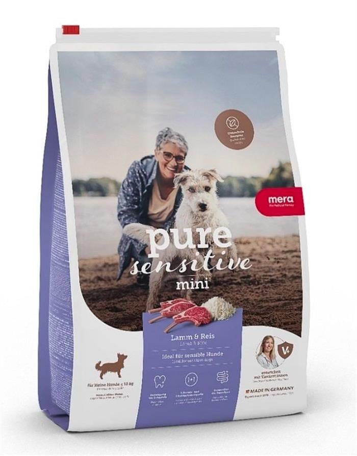 Mera Pure Sensitive Lamb Rice Kuzulu Küçük Irk Yetişkin Köpek Maması 4 Kg + 1 Kg Hediyeli