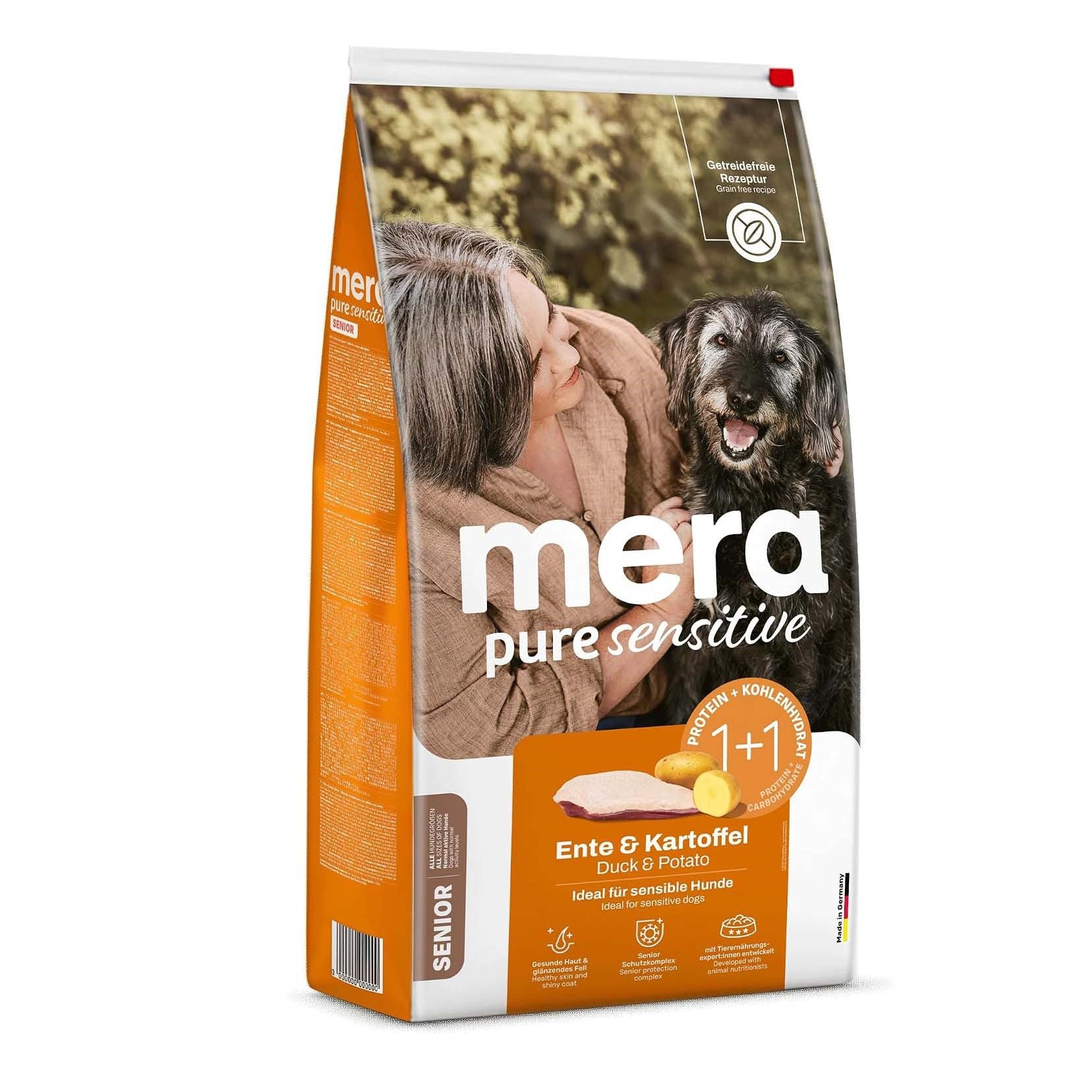 Mera Pure Sensitive Senior Ördekli Patatesli Tahılsız Köpek Maması 12,5 kg