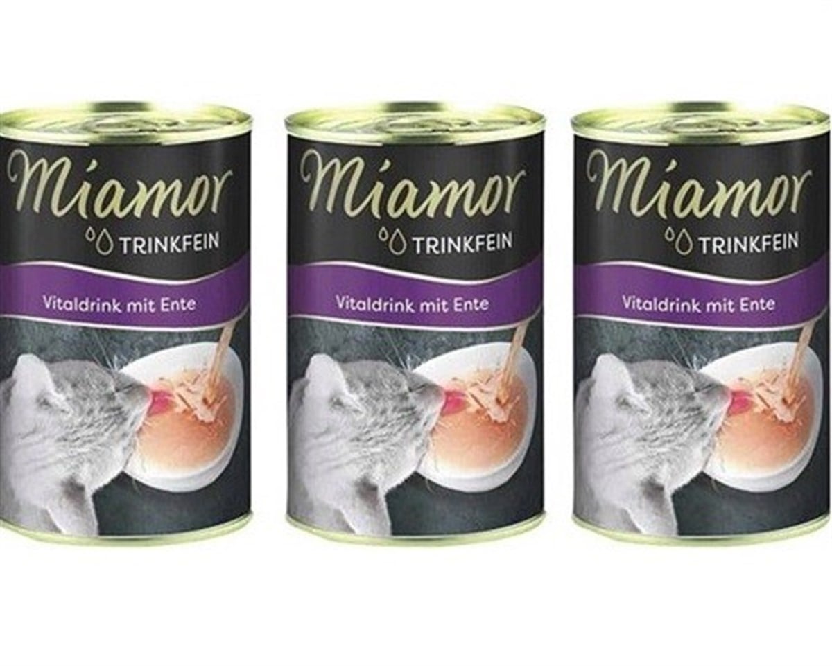 Miamor Vital Drink Ördekli Çorba Kedi Konservesi  135 ml x 3 adet