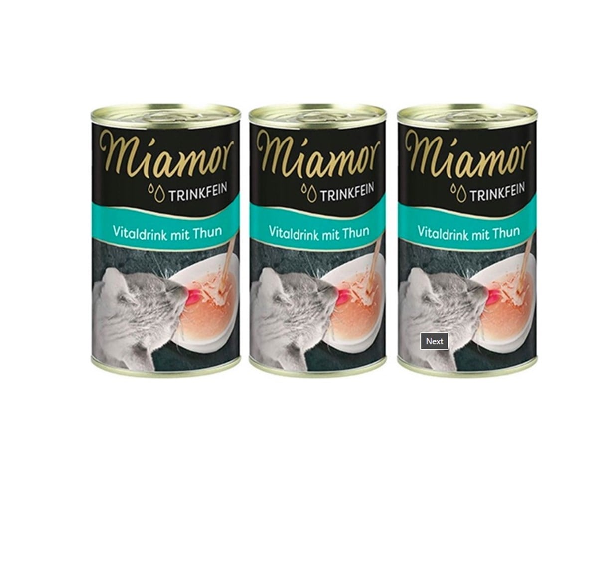 Miamor Vital Drink Ton Balıklı Çorba Kedi Konservesi  135 ml x 3 adet
