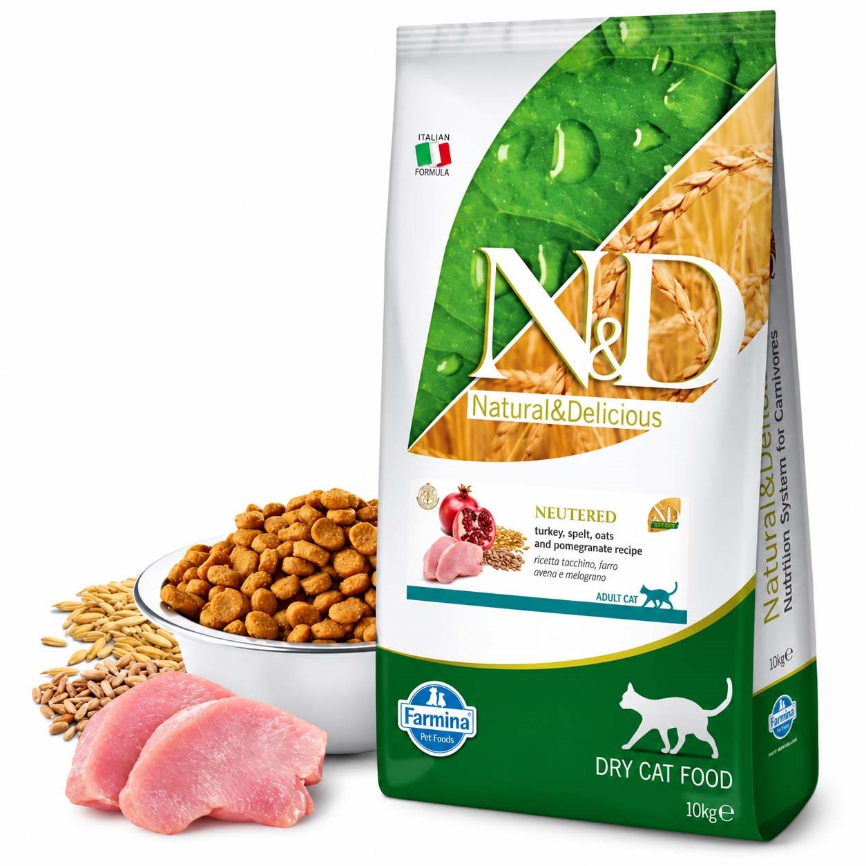 N&D Ancestral Grain Hindili Kısırlaştırılmış Kedi Maması 10 kg