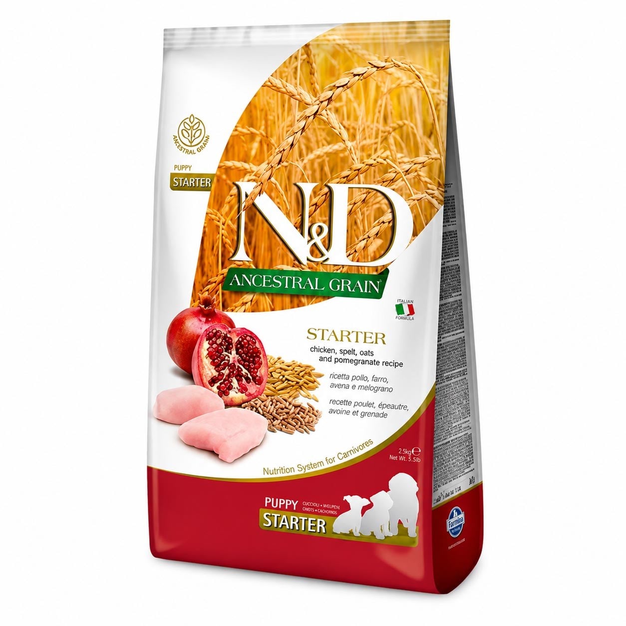 ND Puppy Starter Tavuk Ve Narlı Düşük Tahıllı Yavru Köpek Maması 2,5 Kg