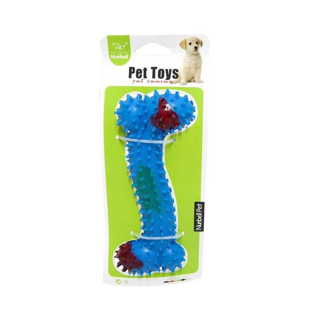 Nunbell Dikenli Kemik Köpek Oyuncağı 10 cm 