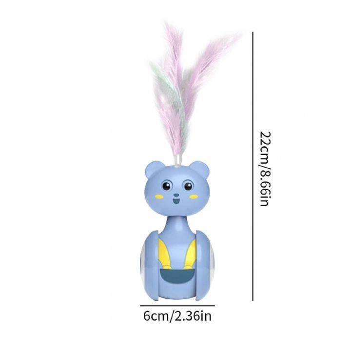 Nunbell Hacıyatmaz Ayı Kedi Oyuncağı 22 cm