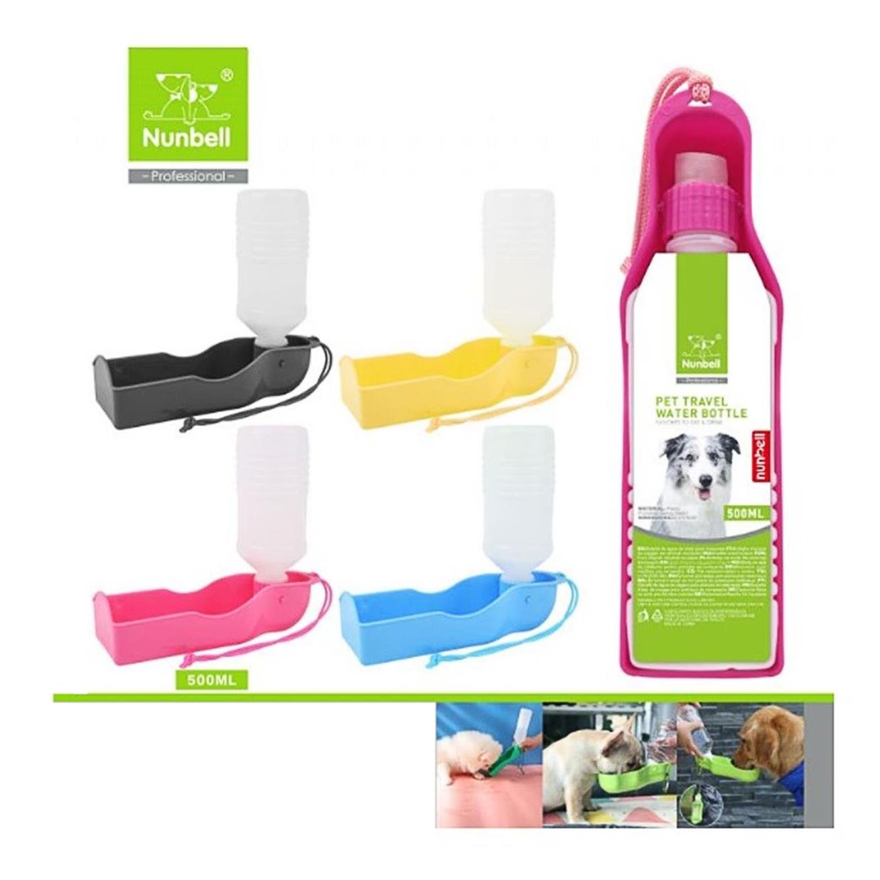 Nunbell Taşınabilir Kedi Köpek Seyahat Suluğu 500 Ml
