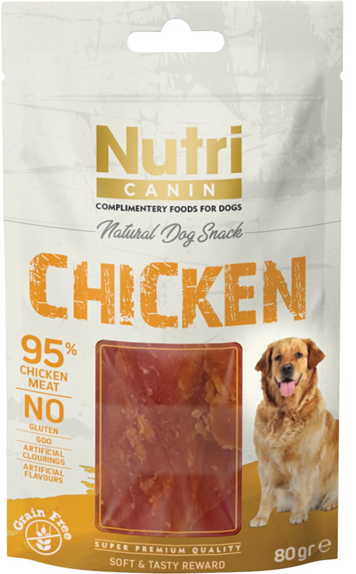Nutri Canin Chicken Tahılsız Tavuklu Köpek Ödülü  80 Gr