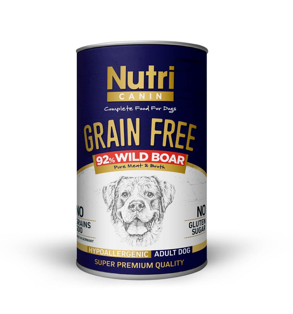 Nutri Canin Wild Boar Tahılsız Yaban Domuzlu Köpek Konservesi  400 Gr