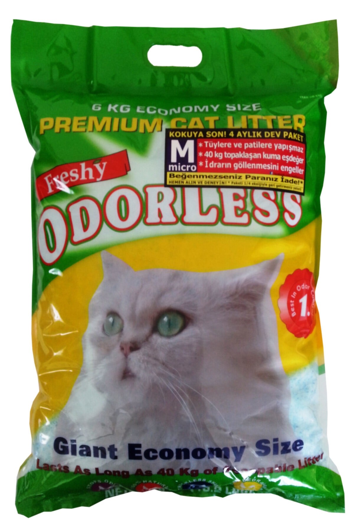 Odorless Micro Silika Kedi Kumu  3.8 L