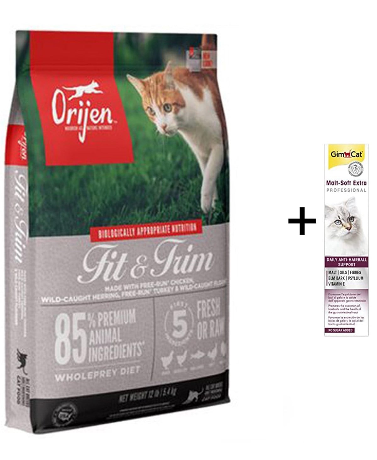 Orijen Fit-Trim Tahılsız Kilo Kontrolü İçin Diyet Kedi Maması 1,8 Kg (Gimcat Malt Extra 100 g Hediyeli)