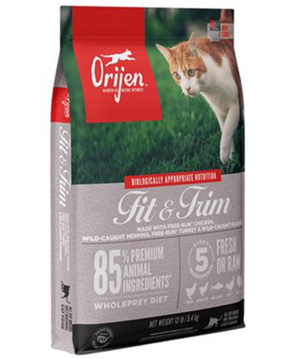 Orijen Fit-Trim Tahılsız Kilo Kontrolü İçin Diyet Kedi Maması 5,4 Kg
