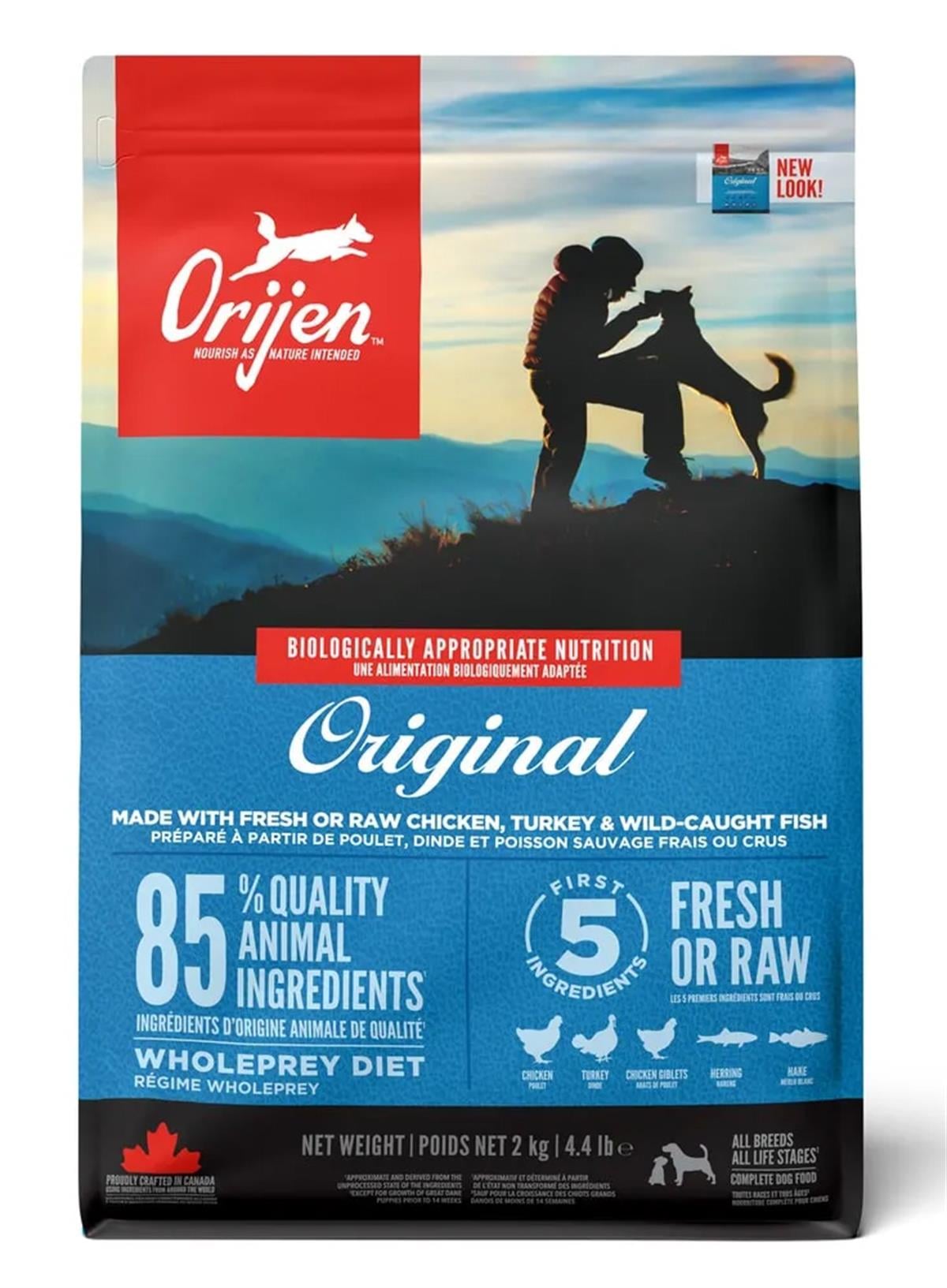 Orijen Original Tahılsız Köpek Maması 17 Kg