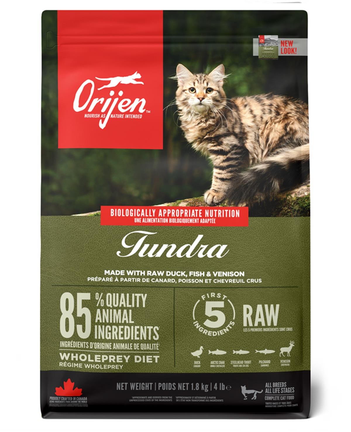 Orijen Tundra Tahılsız Kedi Maması 1,8 kg